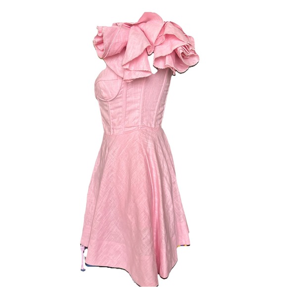Bardot Sigma Mini Dress in SOFT PINK  Size 4 Retail NWT $179 - Picture 7 of 11
